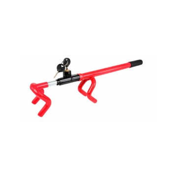 Dual Protection Car Anti-Theft Steering Wheel Lock - High Visibility Design, Suitable For A Variety Of Car Models