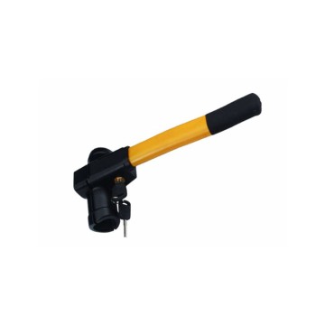 Heavy Duty Steering Wheel Lock - Quick To Install, Made Of Aluminum Alloy And Steel, Comes With Dual Keys To Ensure Vehicle Security