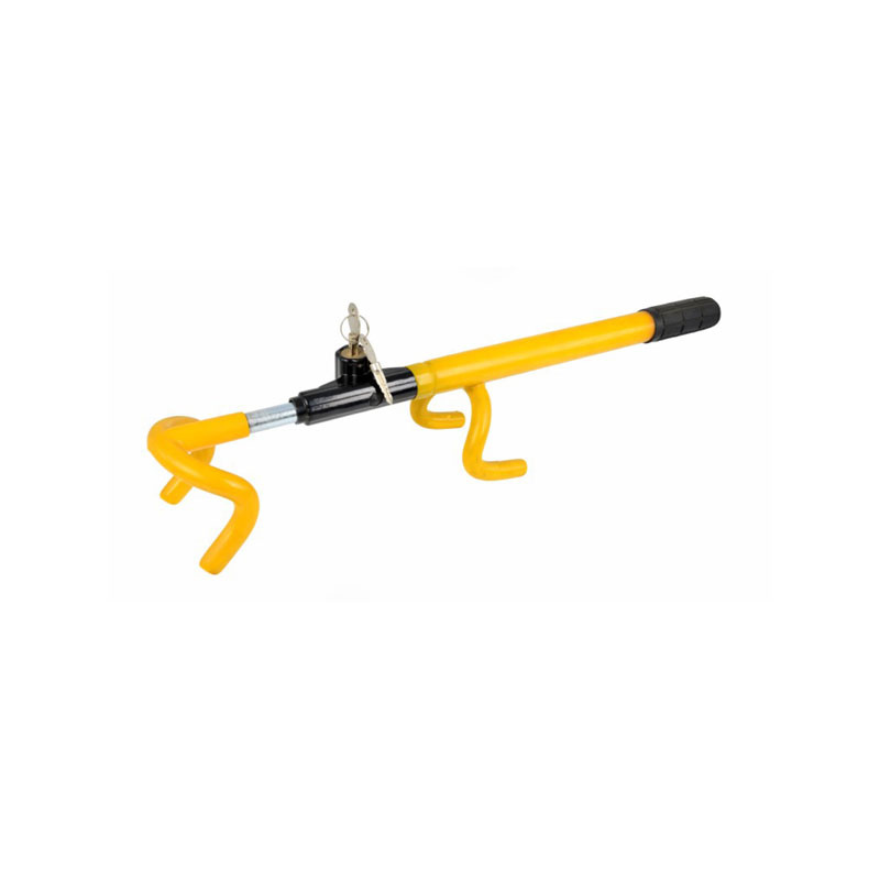 High Strength Car Steering Wheel Lock - Security and Anti-Theft Solution | Suitable for Cars, Trucks, SUVs | Contains 2 Keys | Stable and Long-lasting Design | Adjustable Size